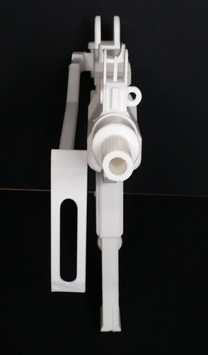 Mini-Uzi submachine gun with shoulder stock opened. (Replica) 3D Print 110346
