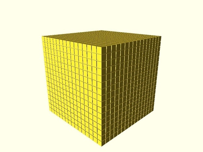 Parametric Manipulatives(Binary/Hexadecimal) 3D Print 110379