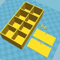 Miniature furniture shelf cabinet toy for sylvanian families - Thumbnail 2
