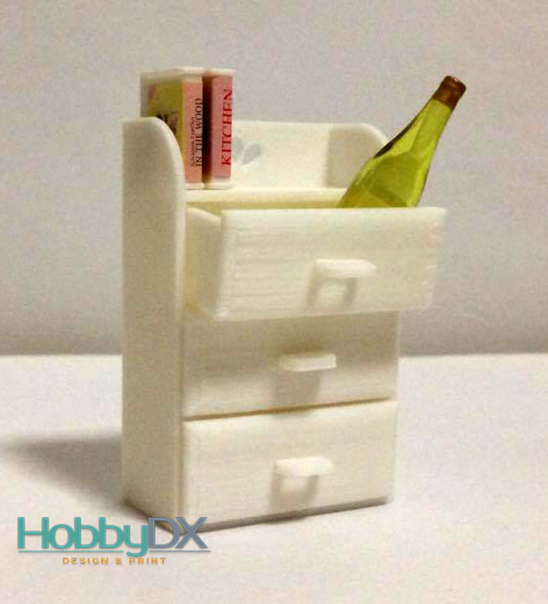 Miniature furniture drawers toy for sylvanian families