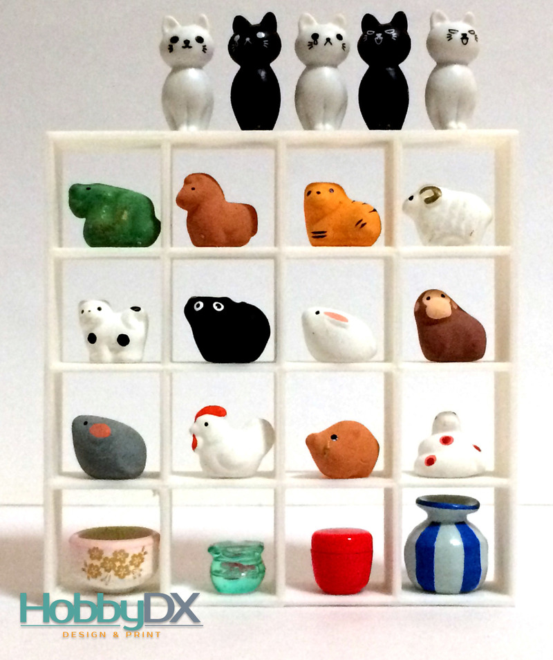 Miniature furniture rack toy for sylvanian families