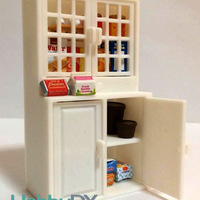 Small Miniature furniture cabinet toy for sylvanian families 3D Printing 110414