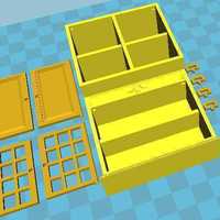 Miniature furniture cabinet toy for sylvanian families - Thumbnail 2