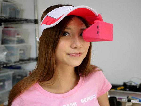 Poor Girl's Monocular Display