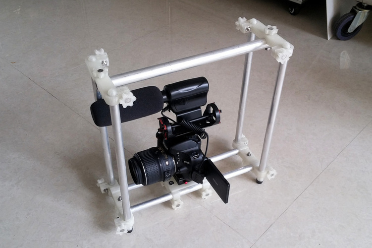 DSLR Cage (15mm Rail) Remix- with Lasers! 3D Print 110443