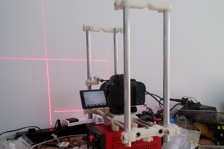 DSLR Cage (15mm Rail) Remix- with Lasers! 3D Print 110444
