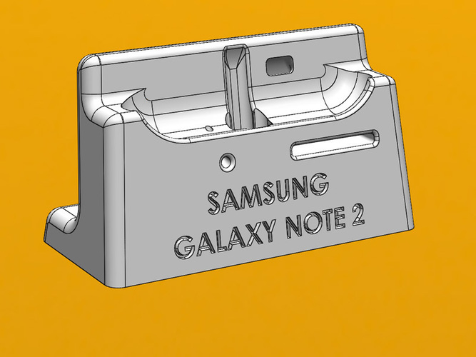 Samsung Galaxy Note 2 stand 3D Print 110556