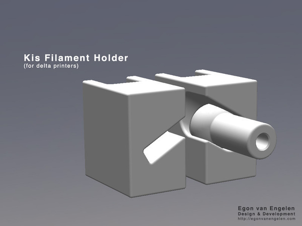 Kis Filament Holder (for delta printers) 