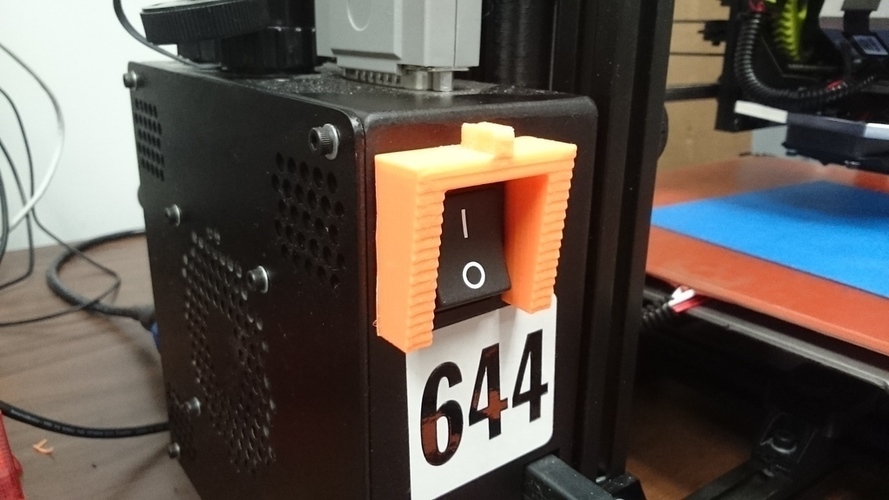 Taz 5 Switch Cover Guard 3D Print 110585