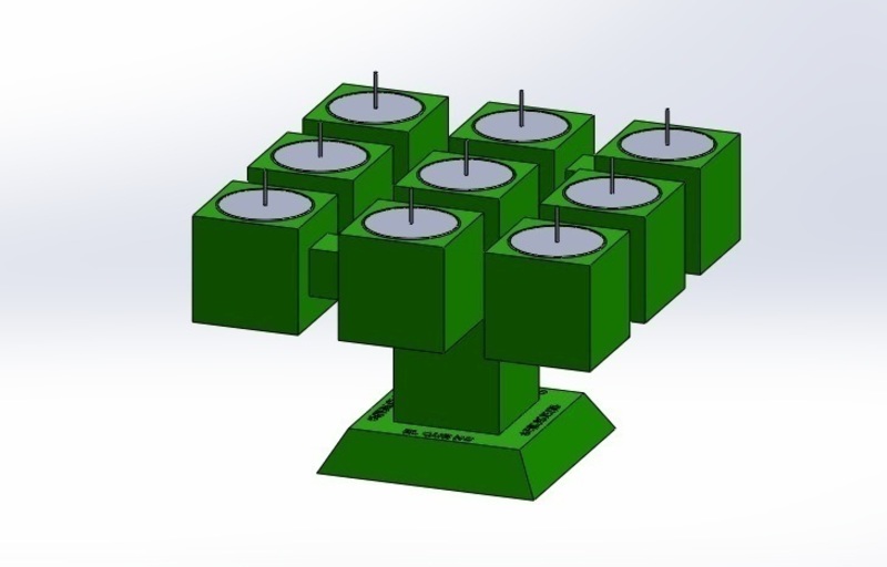 Reversible PROMETEO Candle holder