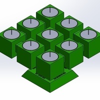 Reversible PROMETEO Candle holder - Thumbnail 5