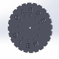 Carpe Diem Wall Clock (aprovecha el tiempo) - Thumbnail 4