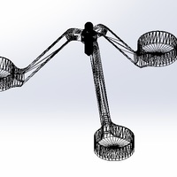 Pendulum Candle Holder (Porta velas de Péndulo para 3 velas de T - Thumbnail 2