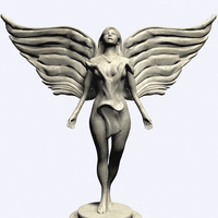 Small Beautiful Angel 3D Printing 110724