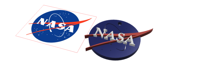 Nasa key chain