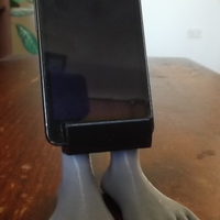 Small Universal Phone Stand With Feet. 3D Printing 110733