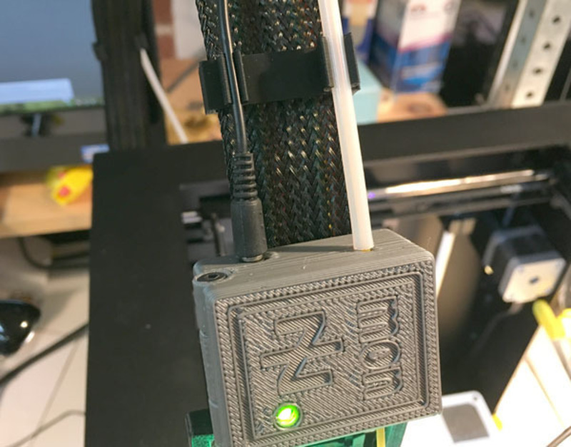 Filament Guide + Z-Mon Cable Clip
