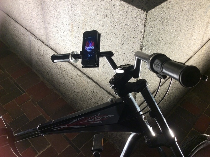Motorcycle E bike phone mount 3D Print 110770