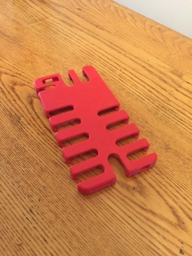 iPhone 6 Plus Rib Case  3D Print 110802