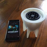Small Bomb Shell Bluetooth Speaker Housing 3D Printing 110804
