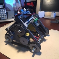 Small Triangle Tank 3D Printing 110820