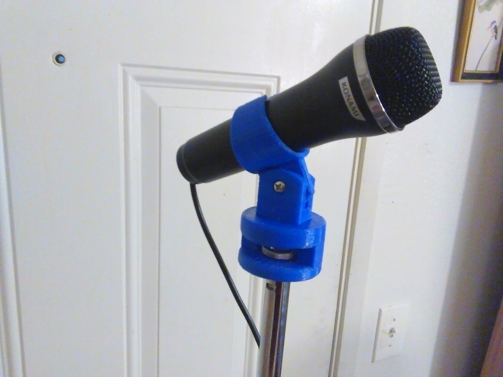 3d Printed Microphone Holder By Phelps3d Pinshape