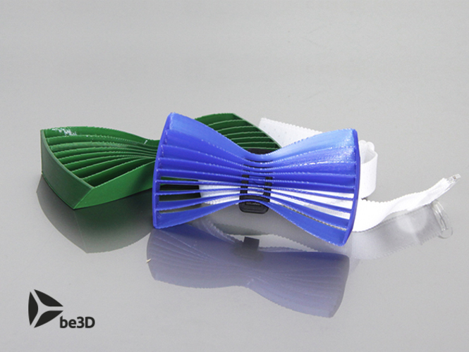 Bow tie 02 - wave 3D Print 110930