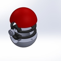 Small Mini Pokeball 3D Printing 111228