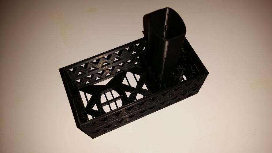 Gutter Downspout Filter (extended corner section) 3D Print 111309