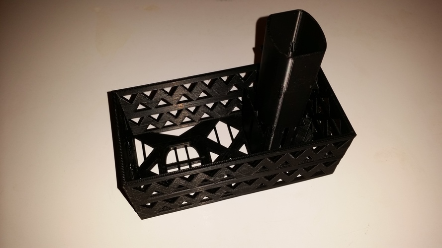 Gutter Downspout Filter (extended corner section) 3D Print 111311