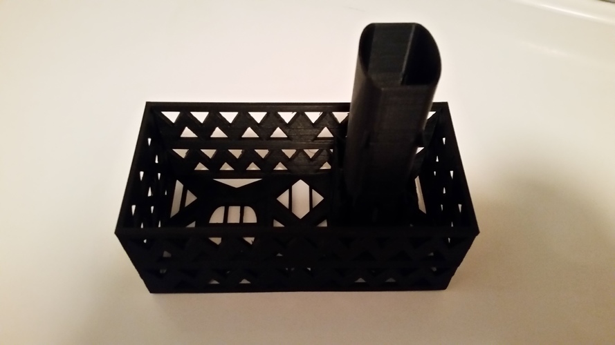 Gutter Downspout Filter (extended corner section) 3D Print 111312