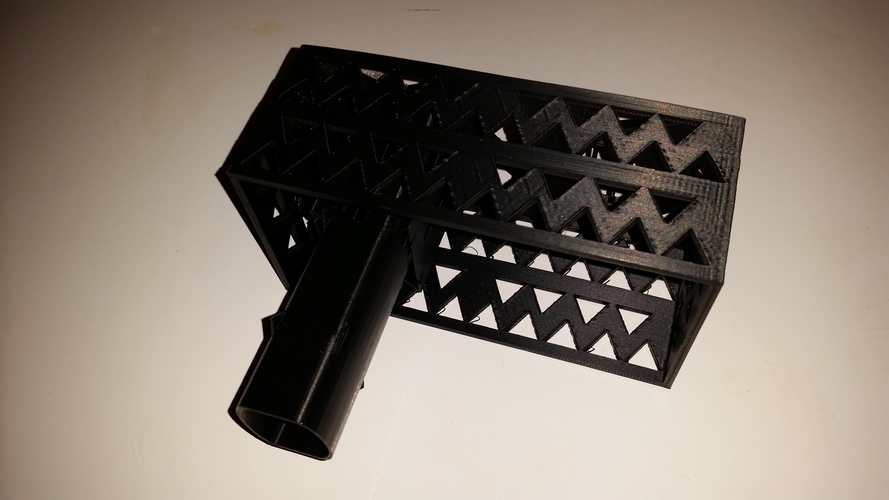 Gutter Downspout Filter (extended corner section) 3D Print 111313