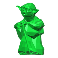 Small Yoda - Star Wars (Low Poly) 3D Printing 111398