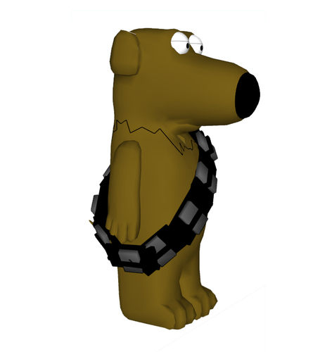 Family Guy - Brian as Chewbacca 3D Print 111403