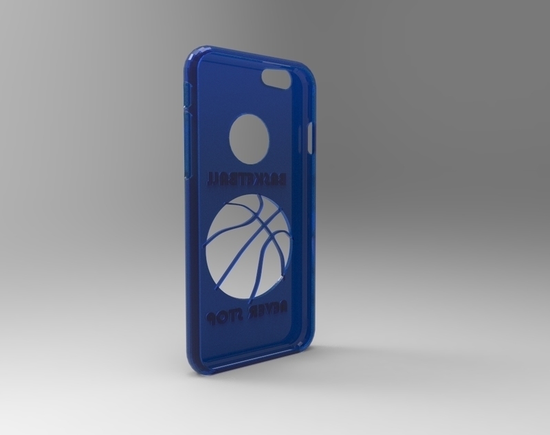 iphone 6 case Basketball never stop