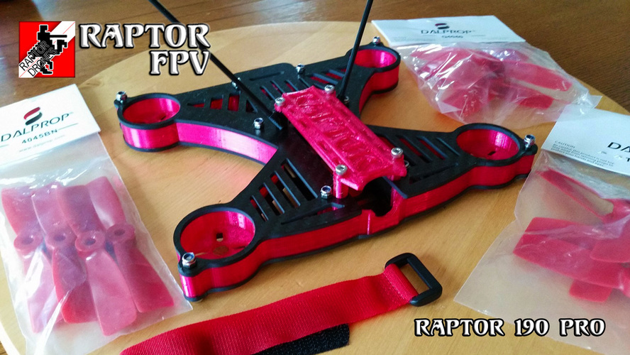 Raptor 190 Quadcopter (Ver 8) 3D Print 111536
