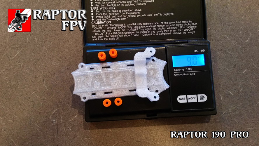 Raptor 190 Quadcopter (Ver 8) 3D Print 111541