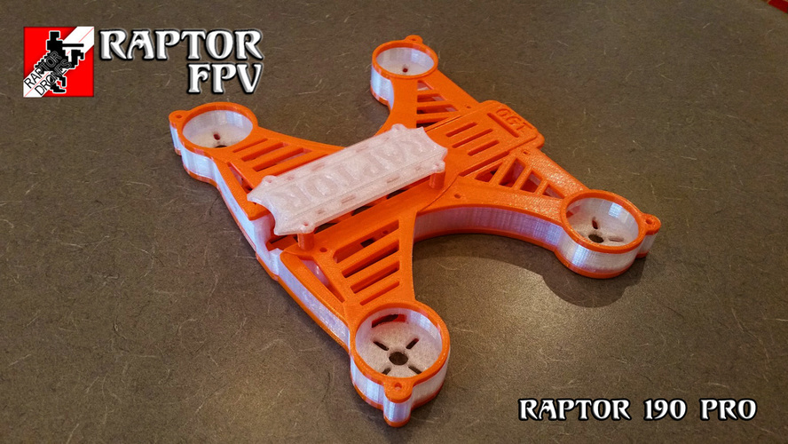 Raptor 190 Quadcopter (Ver 8) 3D Print 111544