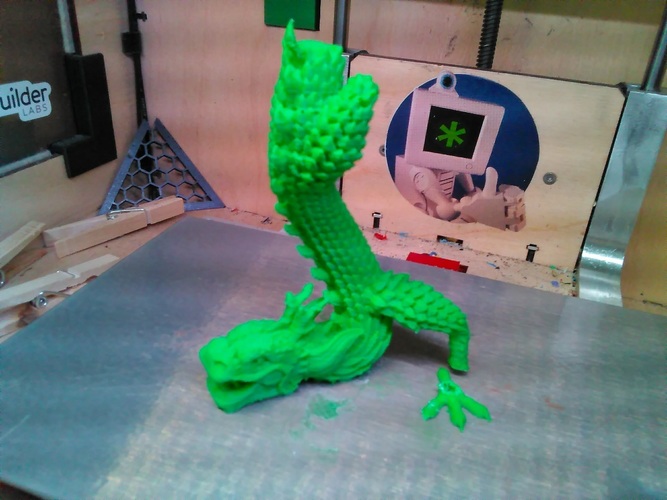 Dragon Razor Handle 3D Print 111564
