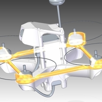 Birdbone Aero 210 FPV Mini Quad Frame - Thumbnail 24