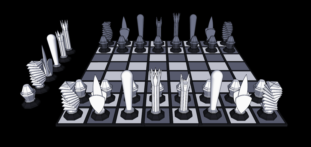Chess Set 3 3D Print 111628