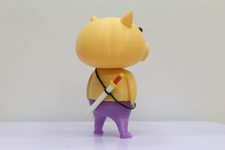 3D Printed BURIBURI ZAEMON / ぶりぶり左衛門 / ぶりぶりざえもん by anthony_lu | Pinshape