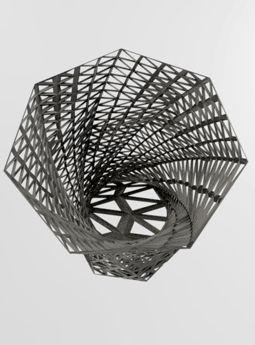 LIT sleek twisted vase 3D Print 111750
