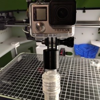 Small GoPro GoPole Camera Adapter 3D Printing 111757