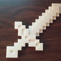 Small Minecraft sword 3D Printing 111780