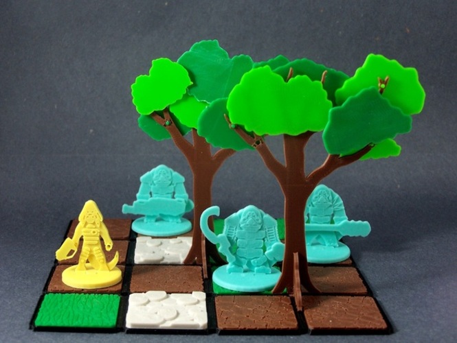 Modular Tree Preview 3D Print 1118