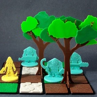 Small Modular Tree Preview 3D Printing 1118