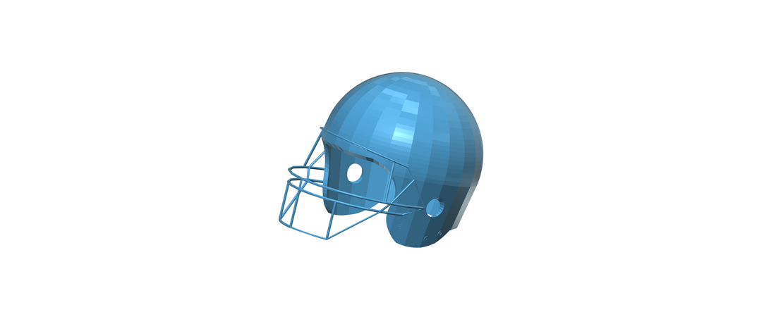 Football Helmet 3D Print 111801