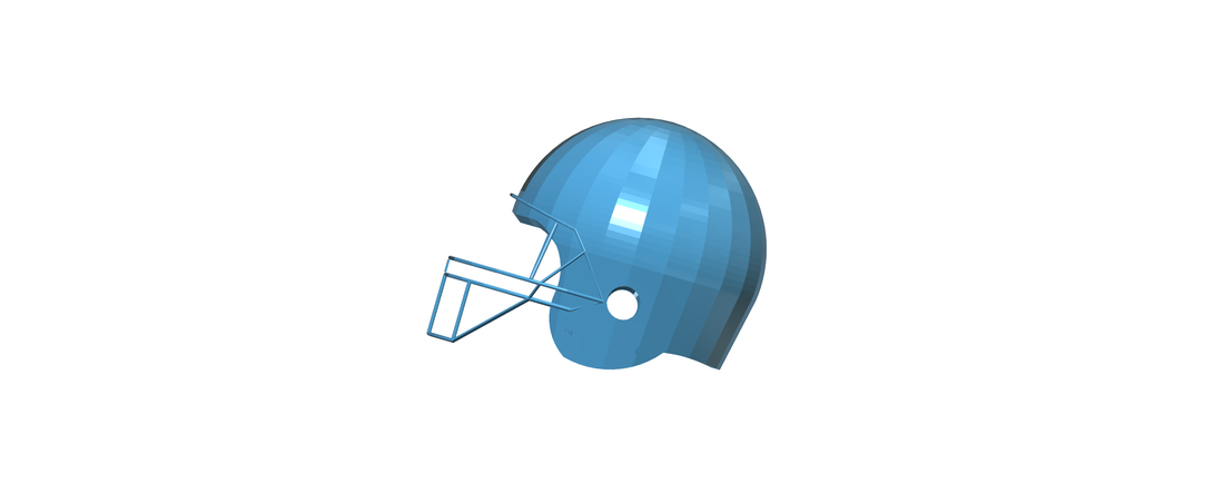 Football Helmet 3D Print 111802