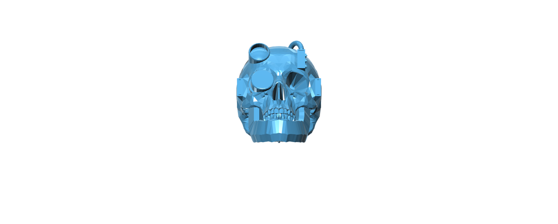 Robot Skull 3D Print 111852